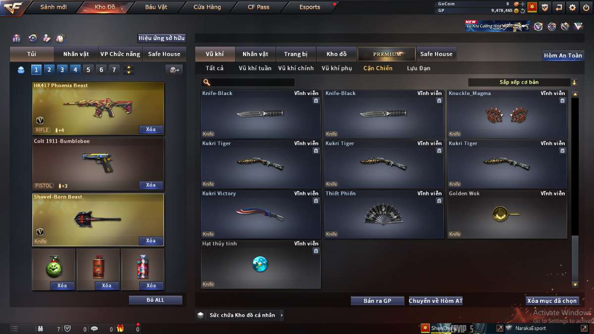 shop acc cf uy tin gia re